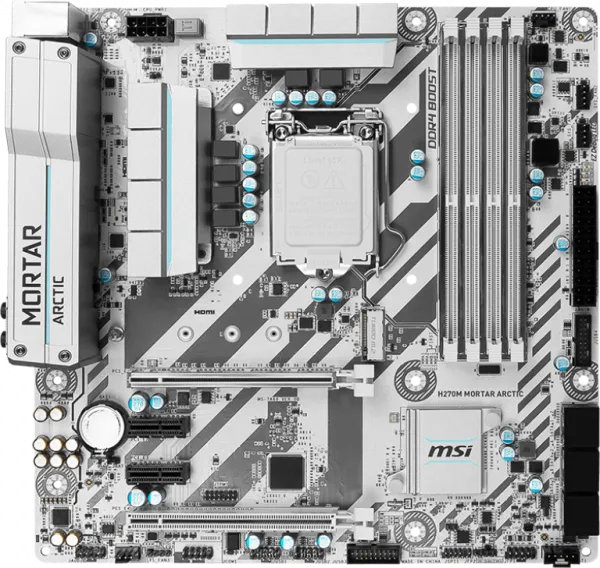 MSI H270M Mortar Arctic LGA 1151 Soket Anakart