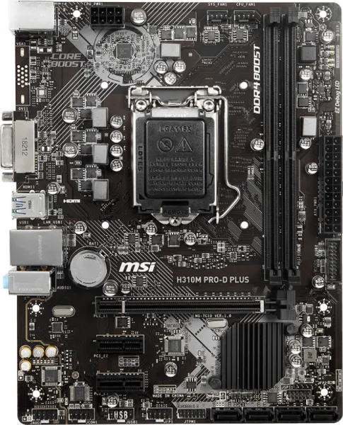 MSI H310M Pro-D Plus 17.5 cm LGA 1151 Soket Anakart