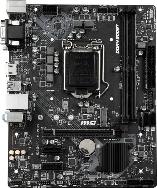 MSI H310M Pro-M2 Plus DDR4 LGA 1151 Soket Anakart