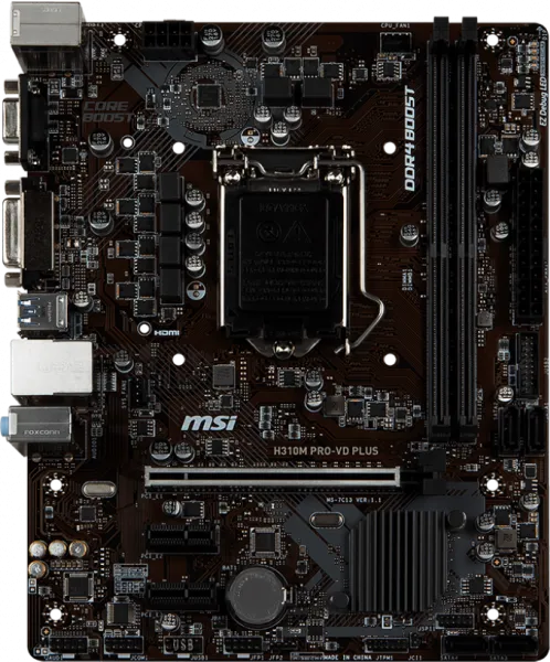 MSI H310M Pro-VD Plus DDR4 LGA 1151 Soket Anakart