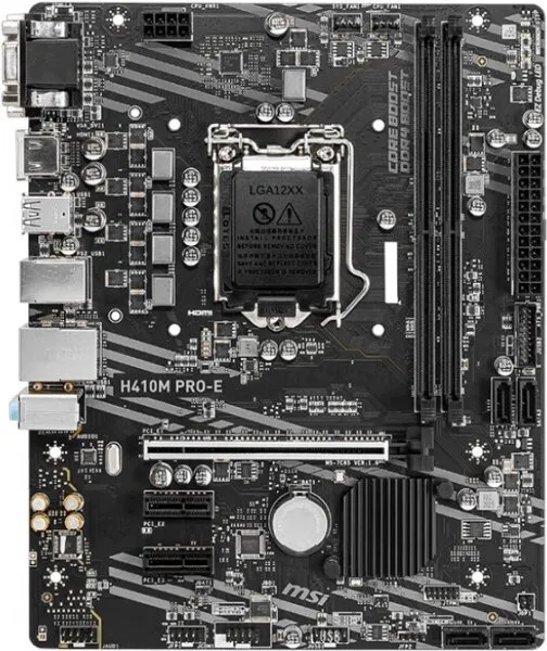 MSI H410M PRO-E LGA 1200 Soket Anakart