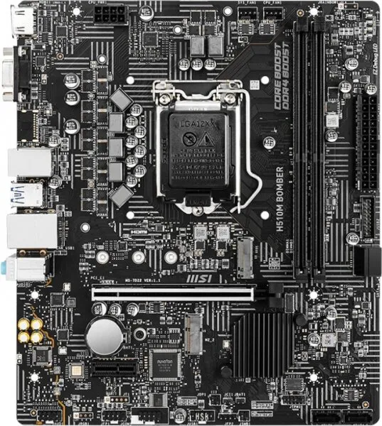 MSI H510M Bomber LGA 1200 Soket Anakart