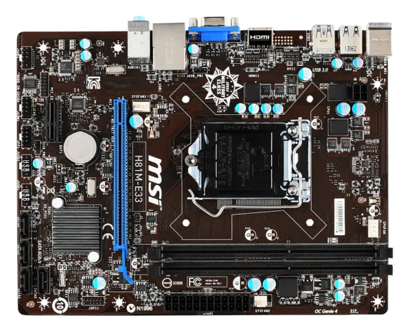 MSI H81M-E33 LGA 1150 Soket Anakart