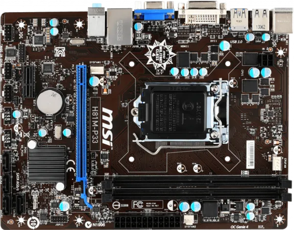 MSI H81M-P33 LGA 1150 Soket Anakart