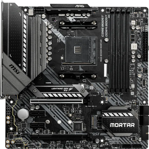MSI MAG B550M Mortar AM4 Soket Anakart