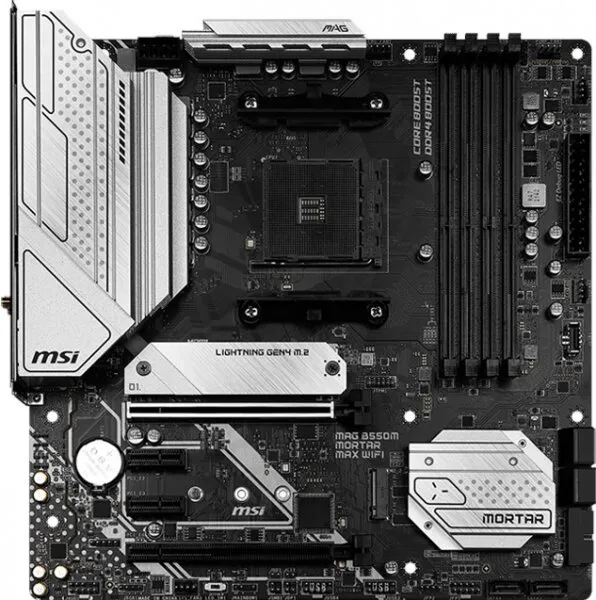 MSI MAG B550M Mortar Max WiFi AM4 Soket Anakart