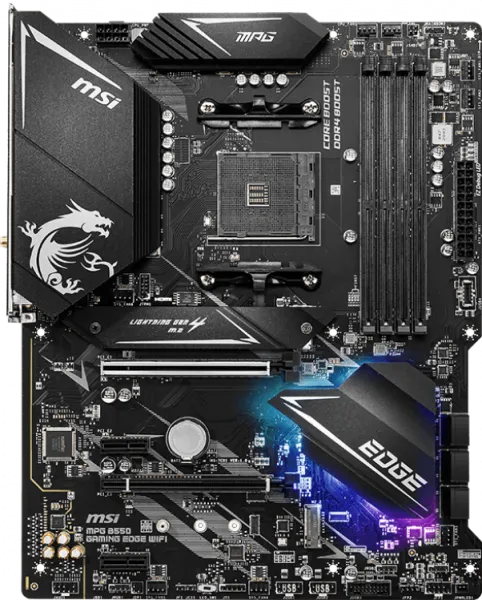 MSI MPG B550 Gaming Edge WiFi AM4 Soket Anakart