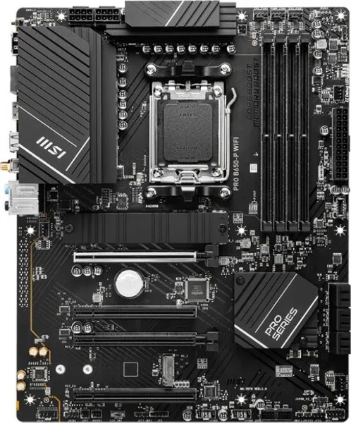 MSI Pro B650-P WiFi AM5 (LGA 1718) Soket Anakart