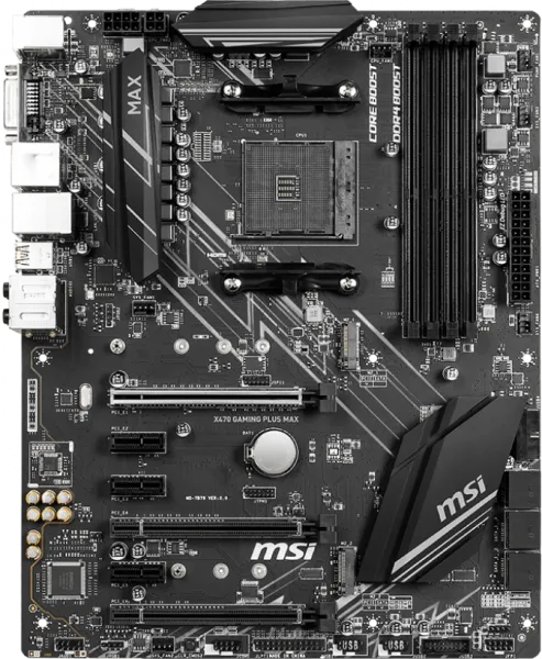 MSI X470 Gaming Plus Max AM4 Soket Anakart