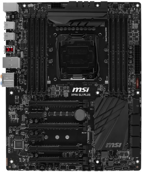 MSI X99A SLI Plus LGA 2011-3 Soket Anakart