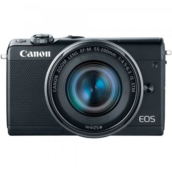 Canon EOS M100 55-200mm 55-200 Aynasız Fotoğraf Makinesi