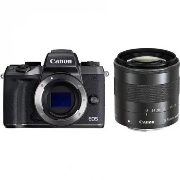 Canon EOS M5 18-55mm 18-55 mm Aynasız Fotoğraf Makinesi