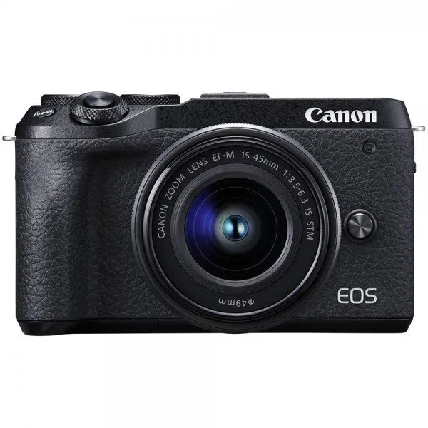 Canon EOS M6 Mark II 15-45mm 15-45 mm Aynasız Fotoğraf Makinesi