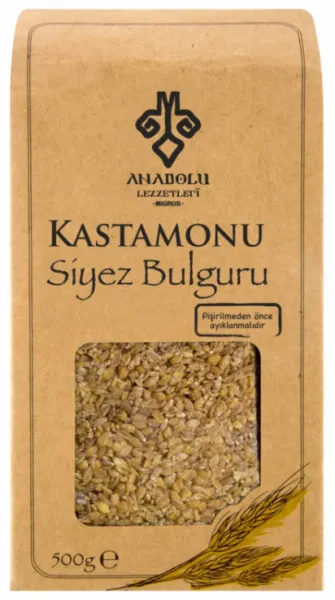 Anadolu Lezzetleri Kastamonu Siyez Bulgur 500 gr Bakliyat