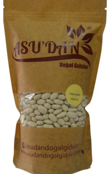 Asudan Doğal Gıdalar Kuru Fasulye 500 gr Bakliyat