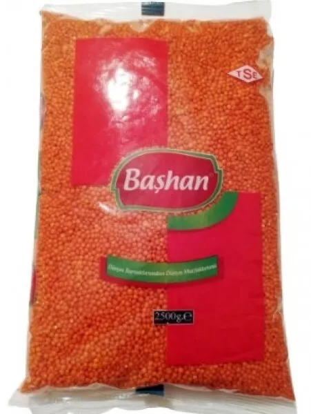 Başhan Kırmızı Mercimek 2.5 kg Bakliyat