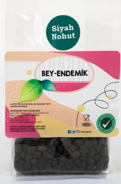 Beyorganik Bey Endemik Siyah Nohut 160 gr Bakliyat