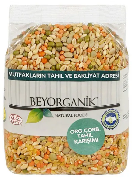 Beyorganik Organik Çorbalık Tahıl Karışımı 500 gr Bakliyat