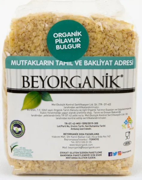 Beyorganik Organik Pilavlık Bulgur 1 kg Bakliyat