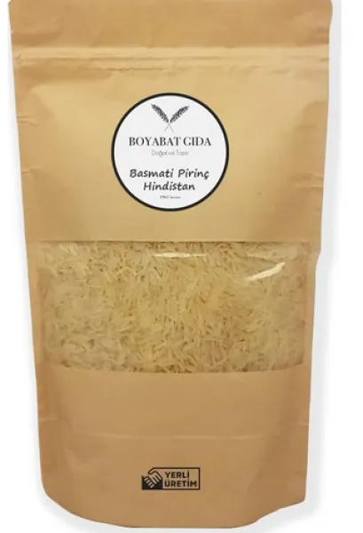 Boyabat Gıda Basmati Pirinç 1 kg Bakliyat