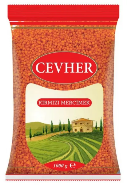 Cevher Kırmızı Mercimek 1 kg Bakliyat