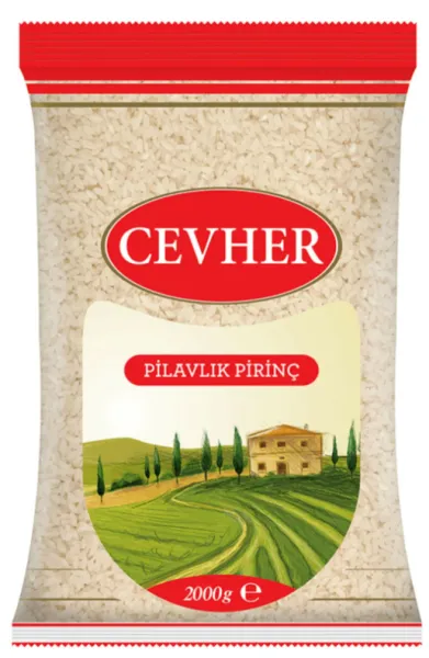 Cevher Pilavlık Pirinç 2 kg Bakliyat