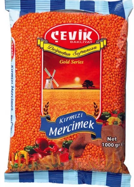 Çevik Kırmızı Mercimek 1 kg Bakliyat