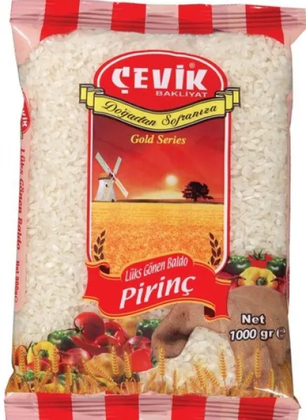 Çevik Lüks Gönen Baldo Pirinç 1 kg Bakliyat