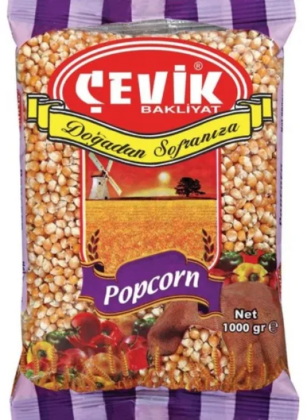 Çevik Popcorn Patlayan Mısır 1 kg Bakliyat