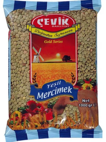 Çevik Yeşil Mercimek 1 kg Bakliyat