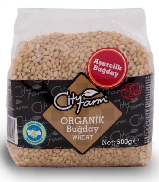 City Farm Organik Buğday 500 gr Bakliyat