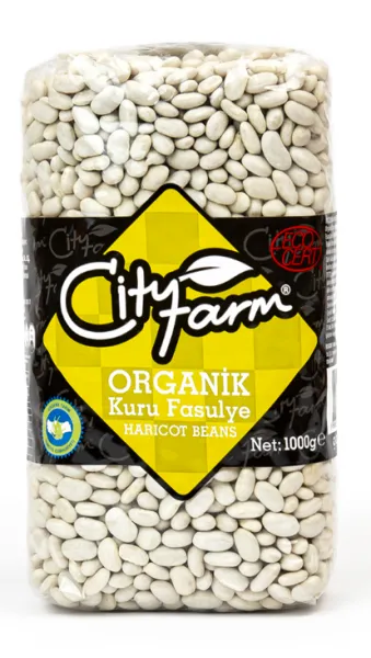 City Farm Organik Kuru Fasulye 1 kg Bakliyat