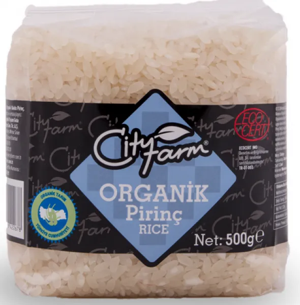 City Farm Organik Pirinç 500 gr Bakliyat