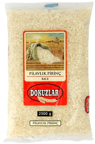 Dokuzlar Pilavlık Pirinç 2.5 kg Bakliyat