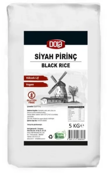 Dola Siyah Pirinç 5 kg Bakliyat