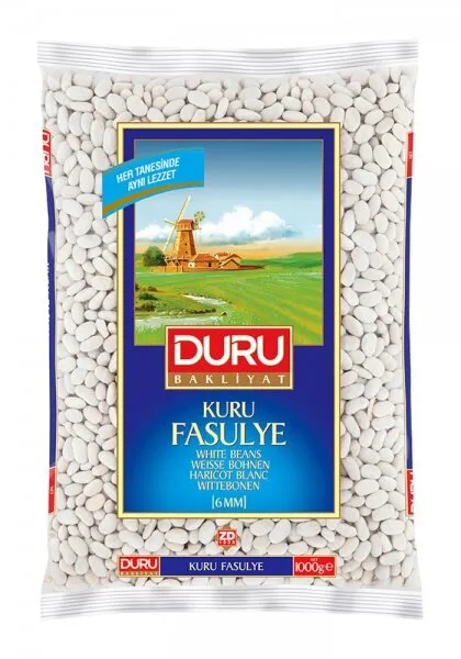Duru 6 mm Kuru Fasulye 1 kg Bakliyat
