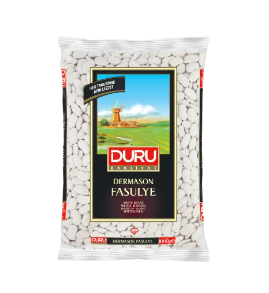 Duru 8 mm Dermason Kuru Fasulye 1 kg Bakliyat