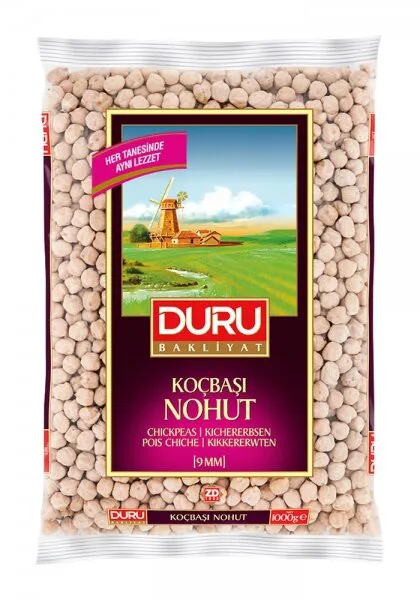 Duru 9 mm Koçbaşı Nohut 1 kg Bakliyat