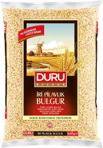 Duru İri Pilavlık Bulgur 1 kg Bakliyat