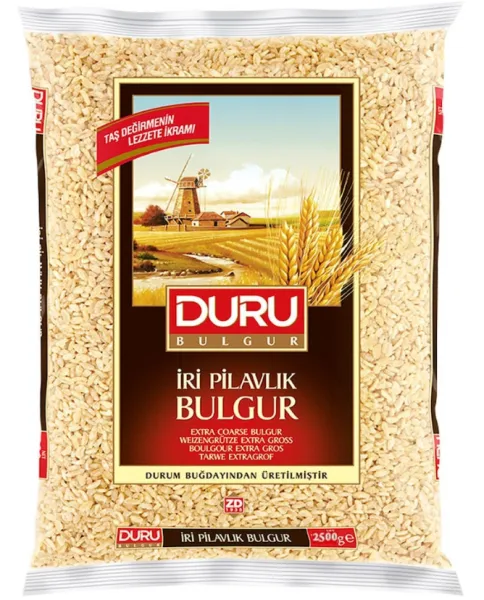 Duru İri Pilavlık Bulgur 2.5 kg Bakliyat