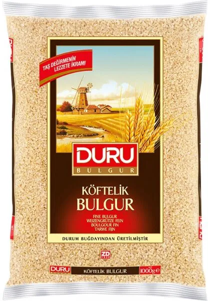 Duru Köftelik Bulgur 1 kg Bakliyat