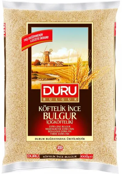 Duru Köftelik İnce Bulgur 1 kg Bakliyat