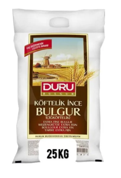 Duru Köftelik İnce Bulgur 25 kg Bakliyat