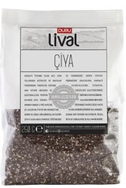 Duru Lival Chia Tohumu 250 gr Bakliyat