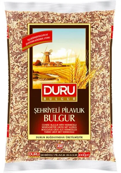 Duru Şehriyeli Pilavlık Bulgur 1 kg Bakliyat