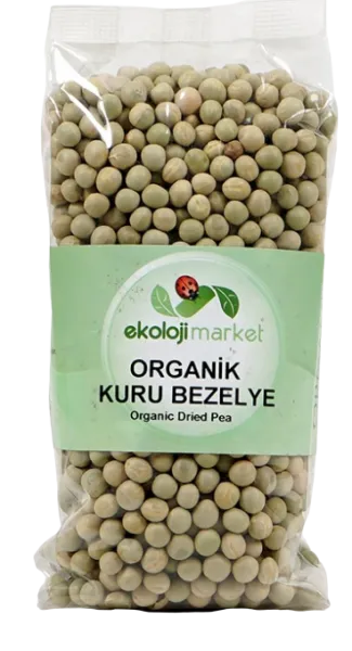 Ekoloji Market Organik Bezelye 500 gr Bakliyat