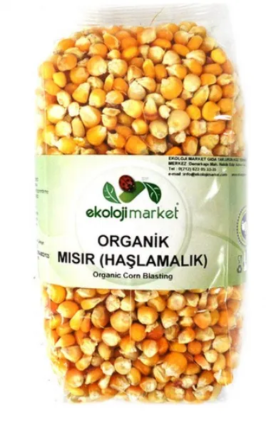 Ekoloji Market Organik Haşlamalık Mısır 500 gr Bakliyat