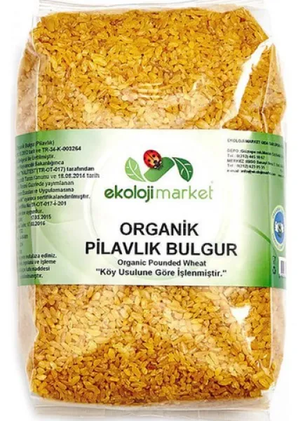 Ekoloji Market Organik Pilavlık Bulgur 500 gr Bakliyat