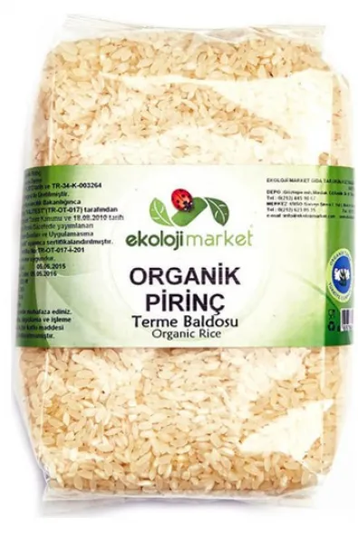 Ekoloji Market Organik Pirinç 500 gr Bakliyat