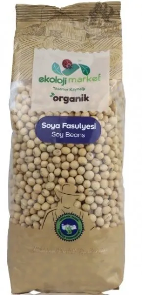 Ekoloji Market Organik Soya Fasulye 750 gr Bakliyat